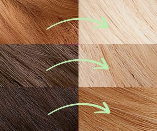 Blondierung Effekt