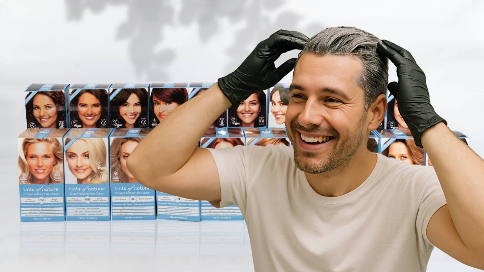 Haarfarbe für Männer Auswahl
