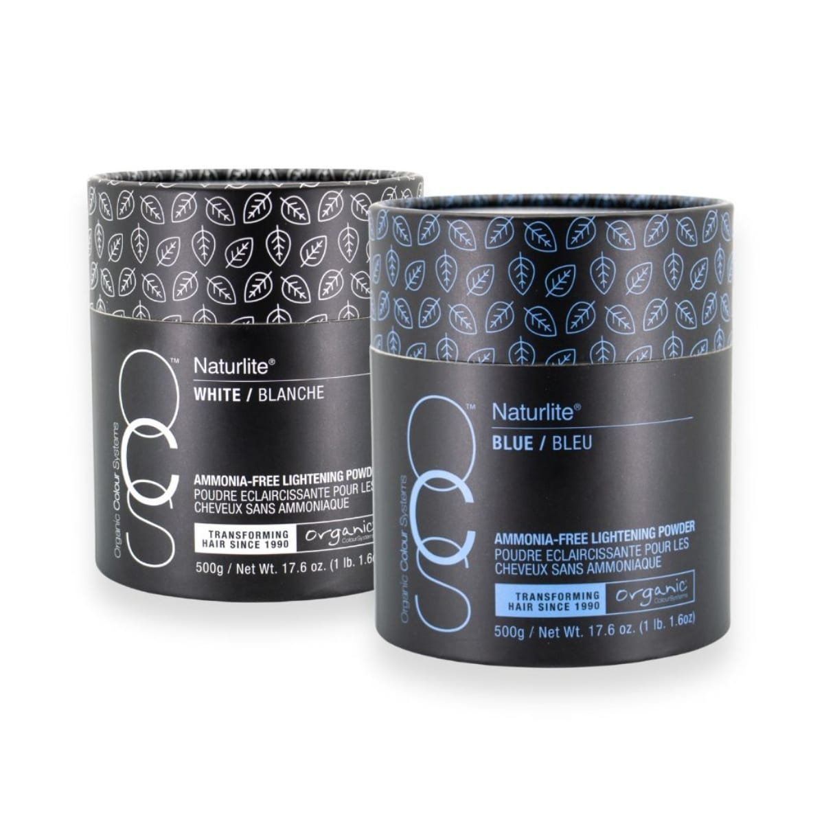 Naturlite Pulver blau und weiss