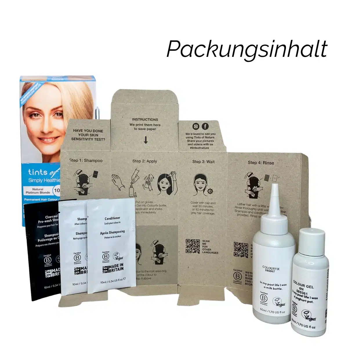 tints of nature Haarfarben Packungsinhalt